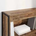 vidaXL Knižnica 80 x 30 x 86,5 cm Kompozitné drevo Staré drevo