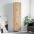 vidaXL Vysoká skrinka dub sonoma 34,5x34x180 cm spracované drevo