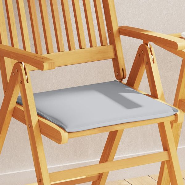 vidaXL Záhradné podsedáky 2 ks svetlosivé 45x45x2 cm štvorcové