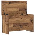 vidaXL Úložná truhlica Staré drevo 80 x 40 x 50 cm Kompozitné drevo