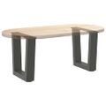 vidaXL Nohy konferenčného stolíka v tvare V, 2 ks, antracitové, 40 x (30-31,3) cm, oceľ