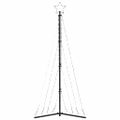 vidaXL LED vianočný stromček 339 LED studená biela 182 cm