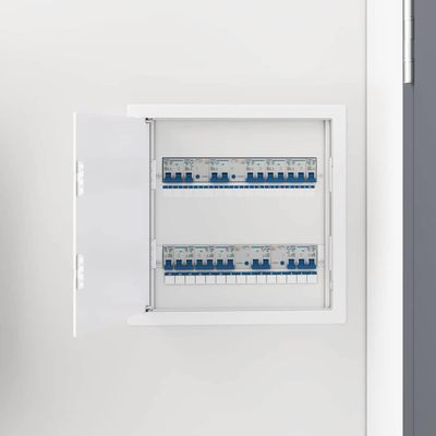 vidaXL Prístupové dosky Biela 30 x 30 cm ABS plast