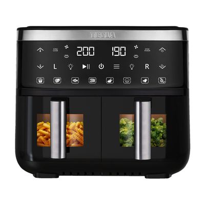 TESLA AirCook DualZone Q450 XXL - multifunkčná duálna digitálna horúcovzdušná fritéza