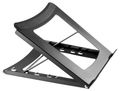 Neomounts NSLS075BLACK/Držák na notebook,tablet/na stůl/10-16"/nosn. 5kg/ 5 různých výškových poloh/skládací/černý Podstavec, pro notebooky, 10"-16", nastavení úhlu, 5 poloh sklonu, cerný