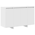 vidaXL Servírovacia skriňa Biela 120 x 41 x 75 cm Kompozitné drevo