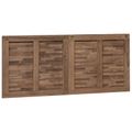 vidaXL Čelňa postele Prírodná Husté teakové drevo