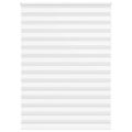 vidaXL Zebra roleta biela 165x230 cm šírka látky 160,9cm polyester