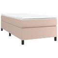 vidaXL Boxspring posteľ s matracom kapučínová 80x200 cm umelá koža