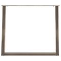 vidaXL Nohy k jedálenskému stolu v tvare U, 2 ks, prírodná oceľ, 90 x (72-73) cm, oceľ