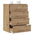 vidaXL Servírovacia skriňa Remeselný dub 60 x 39 x 80 cm