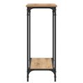 vidaXL Konzolový stôl dub artisan 75 x 30.5 x 75 cm Kompozitné drevo