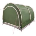 vidaXL Stan na uskladnenie bicyklov Zelená 256 x 222 x 182 cm taft
