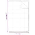 vidaXL 2-v-1 Prikrývka Biela 140 x 220 cm Perie