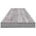 vidaXL Nástenné police 4 ks sivé sonoma 100x10x1,5 cm kompozitné drevo