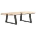 vidaXL Nohy konferenčného stolíka v tvare V, 2 ks, antracitové, 50 x (30-31,3) cm, oceľ