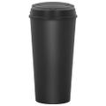vidaXL Dvojitý odpadkový kôš čierny 50 l