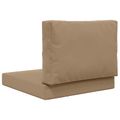 vidaXL Vankúš na vonkajšiu pohovku Polyester Sivohnedá 60 x 60 cm