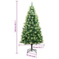 vidaXL Umelý výklopný vianočný stromček so stojanom 150 cm