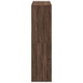 vidaXL Deliaca stena hnedý dub 100x33x125,5 cm kompozitné drevo