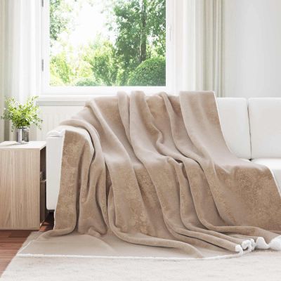 vidaXL Deka ťavová 240 x 270 cm Flís