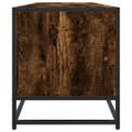 vidaXL TV skrinka dymový dub 180,5x40x46 cm kompozitné drevo