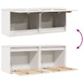vidaXL Nástenné skrinky 2 ks 45x30x35 cm masívne borovicové drevo