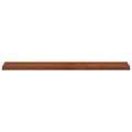 vidaXL Parapetné dosky Hnedé drevo 120 x 30 x 4,5 cm PVC