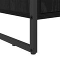 vidaXL Skriňa na topánky Čierny dub 79 x 36 x 100 cm Kompozitné drevo