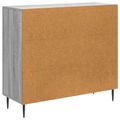 vidaXL Servírovacia skriňa Sivá sonoma 89 x 34,5 x 80 cm