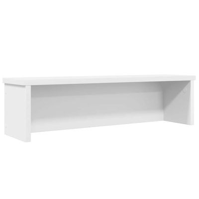 vidaXL Kuchynský stojan Stohovateľný Biely 50x15x16 cm Upravené drevo