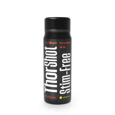Thor Stim-free shot - GymBeam, citrón limetka, 60 ml