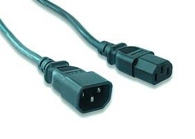 Kábel sieťový, predlžovací, 1,8m VDE 220/230V