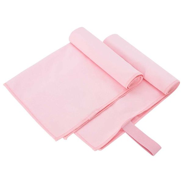 vidaXL Športové uteráky 2 pcs Ružová 50 x 30 cm Polyester a polyamid
