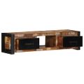VidaXL TV skrinka 100x30x25 cm Rekultivované masívne drevo