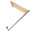 vidaXL Zaťahovacia markíza s LED 300x150 cm žlto-biela