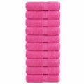vidaXL Prémiové umývacie utierky SOLUND 10 ks ružové 30x30 cm 600 g/m²