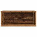 vidaXL Roh na skladovanie CD 2 ks Dubové drevo 40 x 17 x 17 cm