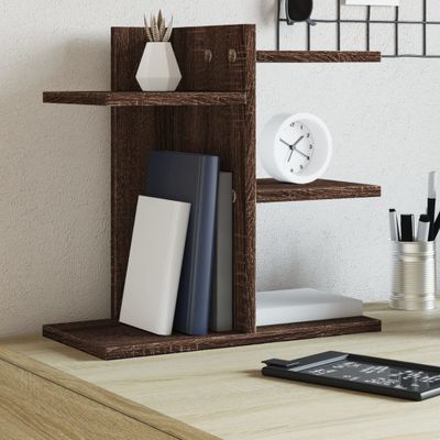 vidaXL Organizér na stôl, hnedý dub 42x21,5x42 cm, kompozitné drevo