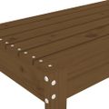 vidaXL Záhradná lavica medovohnedá 110x38x45 cm masívna borovica