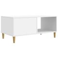 vidaXL Konferenčný stolík Biela 90 x 50 x 40 cm Kompozitné drevo