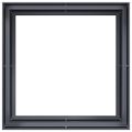 vidaXL Kvetináč antracitový 100x100x80 cm oceľ