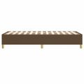 vidaXL Posteľný rám s boxspringom tmavohnedá 100x200 cm látka