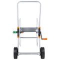 vidaXL Vozík s hadicovým bubnom pre 110 m 1/2" / 80 m 3/4" hadicu oceľ