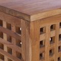vidaXL Úložná truhlica 110x40x40 cm masívne teakové drevo