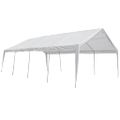 vidaXL Záhradný párty stan, biely 8x4 m