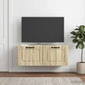 vidaXL Nástenná TV skrinka Nástenný Dub sonoma 78,5 x 31 x 30 cm