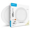 Modee LED okrúhly stropný panel - montovateľný 12W 1080lm neutrálna biela (ML-LPR4000K12WA2N)