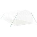 vidaXL Fóliovník s oceľovým rámom biely 24 m² 8x3x2 m