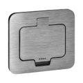 Zapustená zásuvka s viečkom, hermeticky uzavretá ORNO OR-GM-9031, nerez IP55 Zapustená zásuvka s viečkom, hermeticky uzavretá ORNO OR-GM-9031, nerez IP55